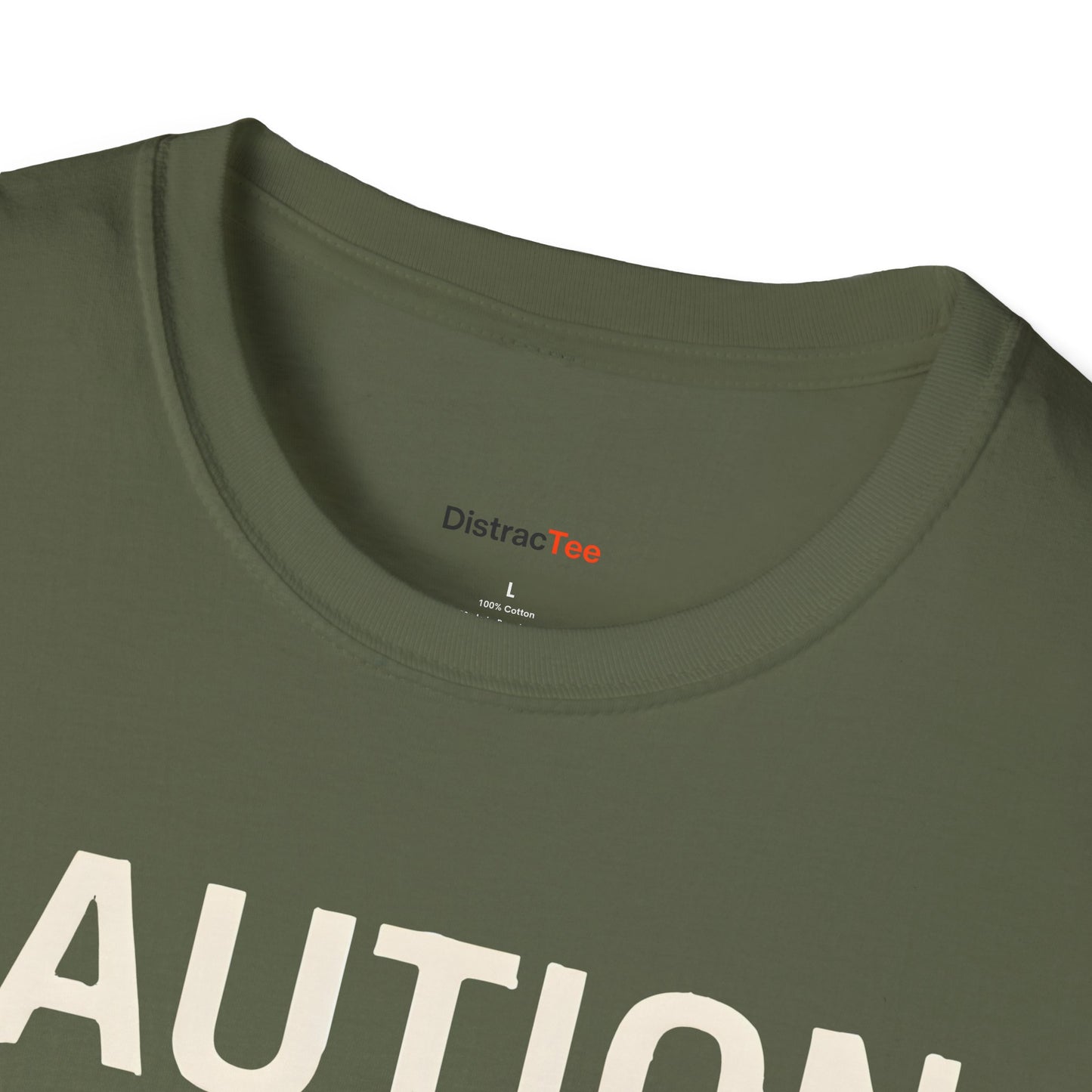 CAUTION Creative mind at work T-shirt