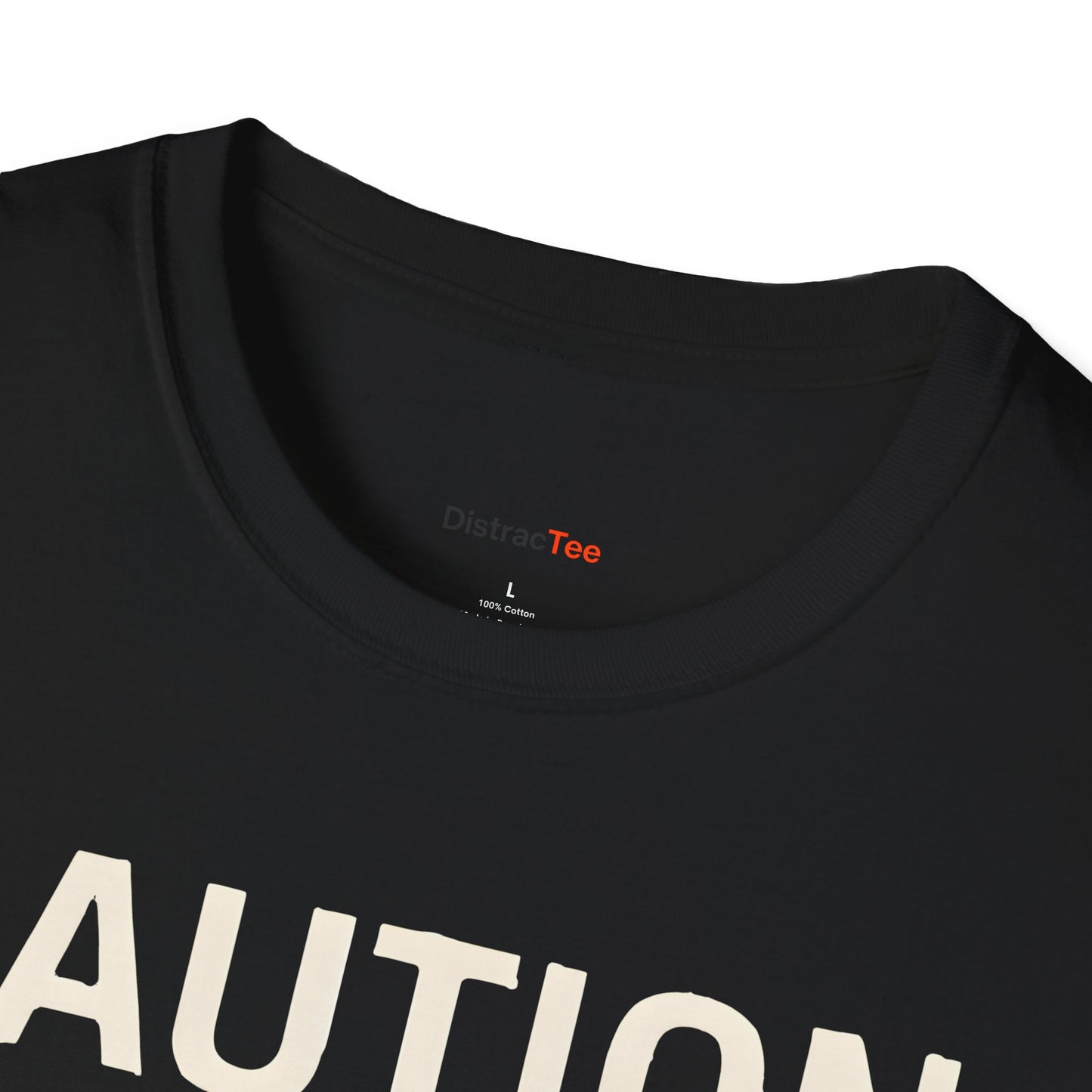 CAUTION Creative mind at work T-shirt