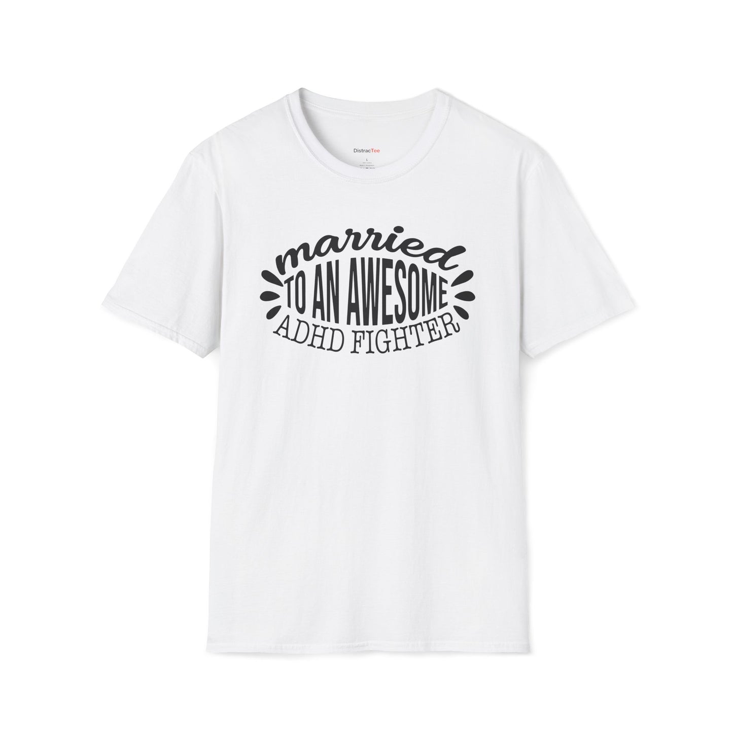 Married to an awesome ADHD Fighter T-shirt
