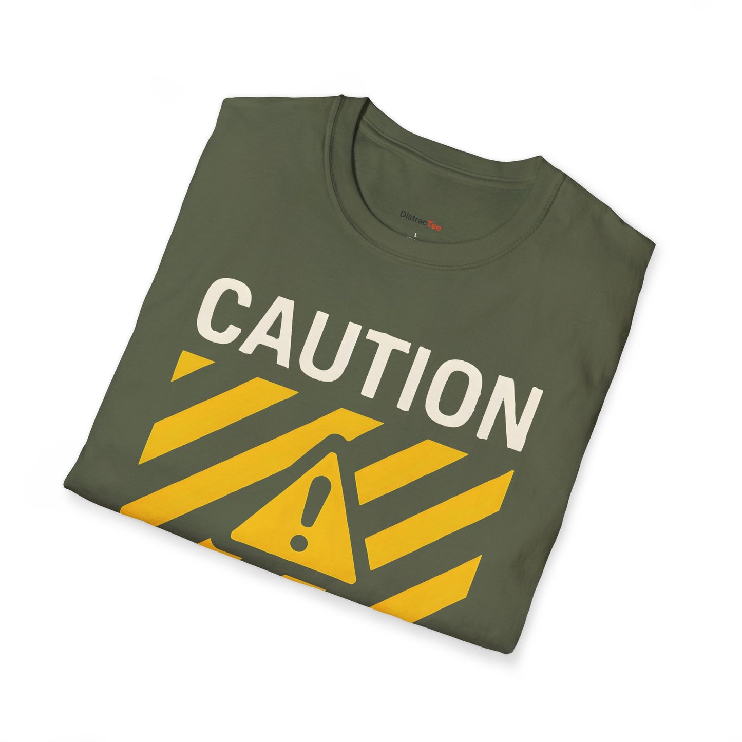 CAUTION Creative mind at work T-shirt