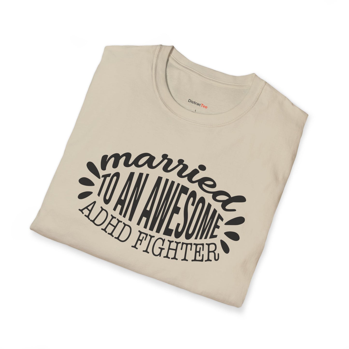 Married to an awesome ADHD Fighter T-shirt