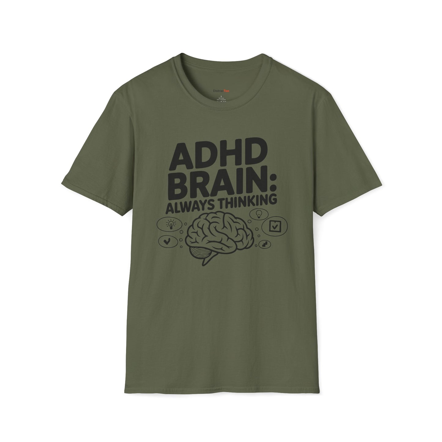 ADHD Brain: Always Thinking T-shirt