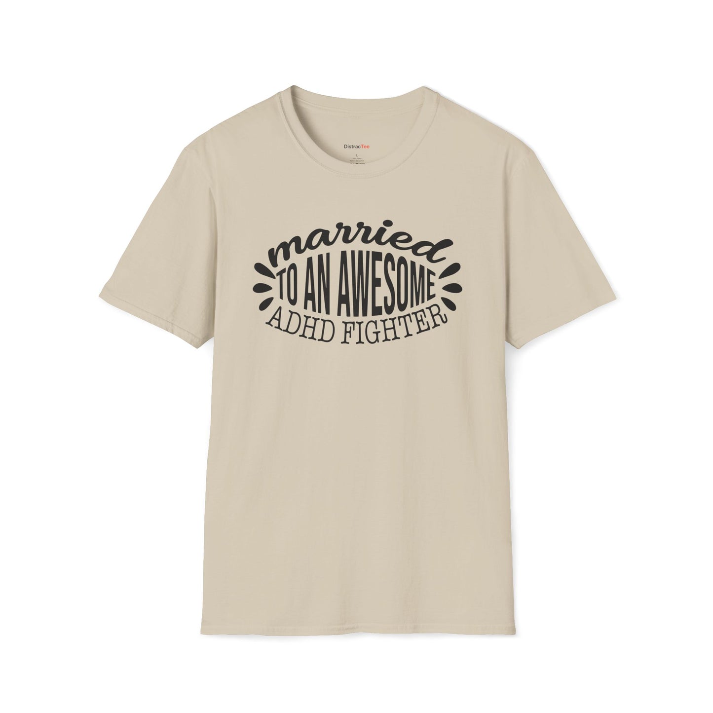 Married to an awesome ADHD Fighter T-shirt