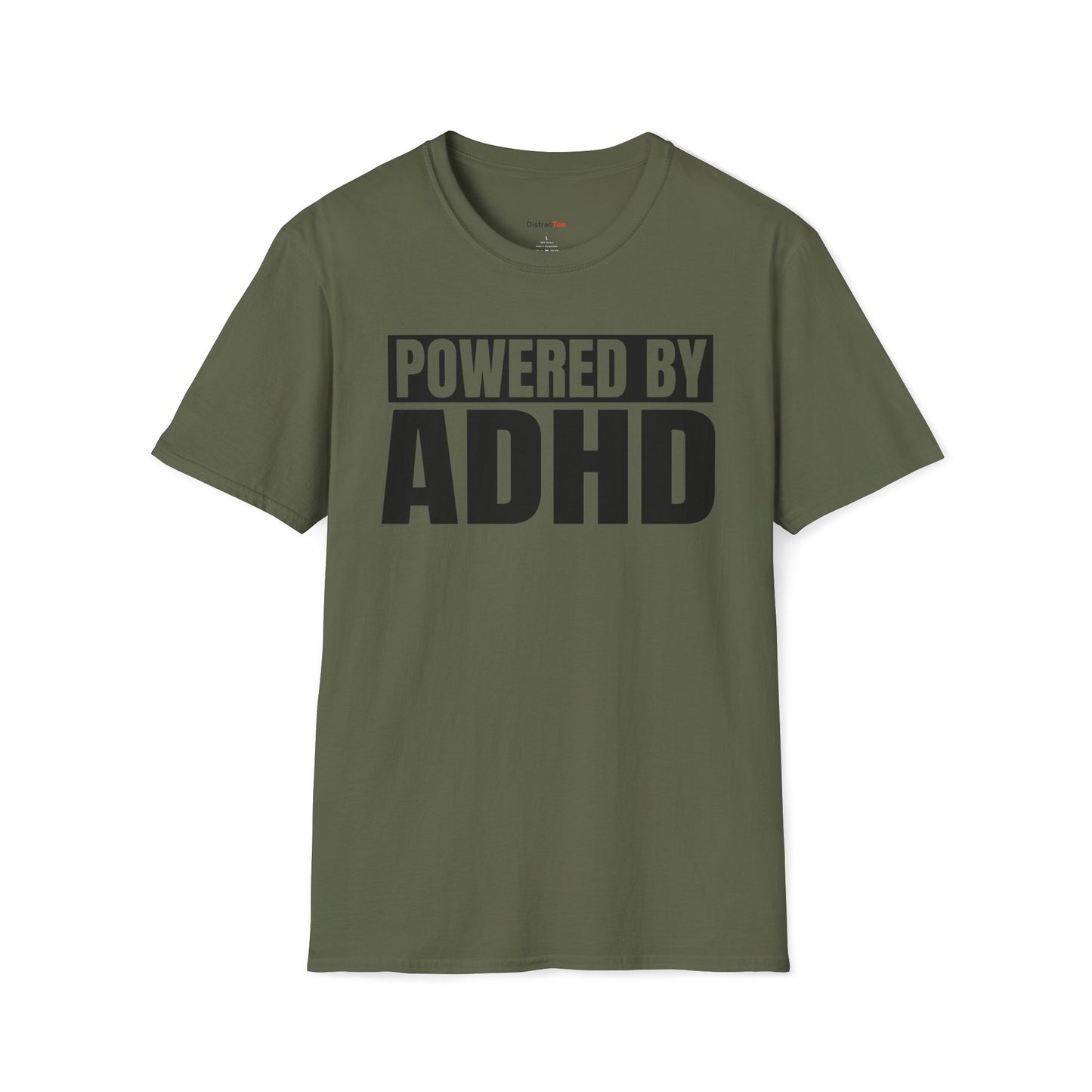 Powered by ADHD T-shirt