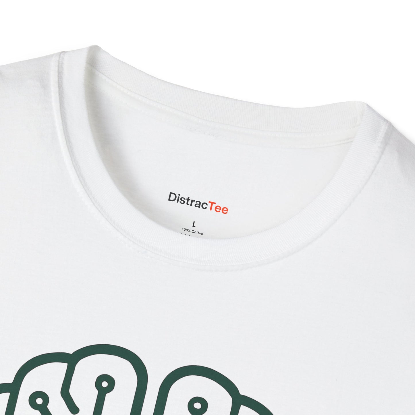 Emerald circuit brain T-shirt