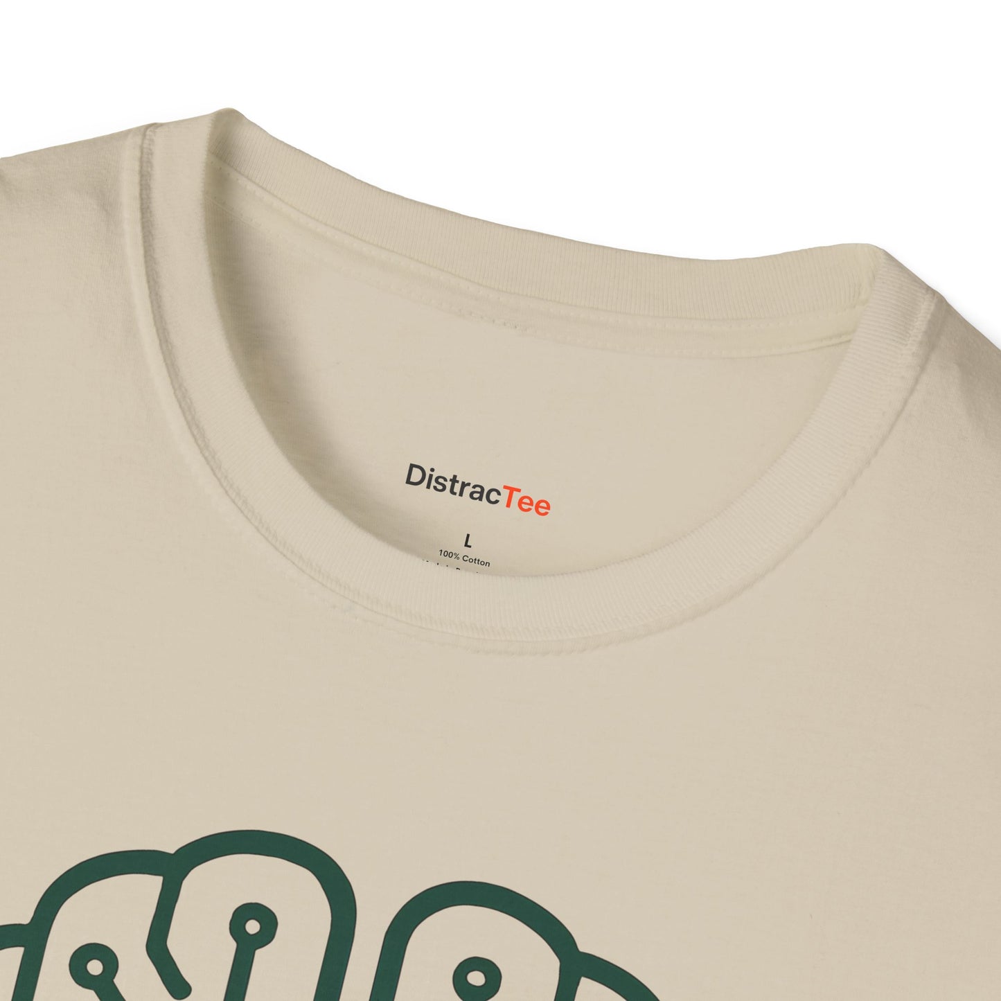 Emerald circuit brain T-shirt