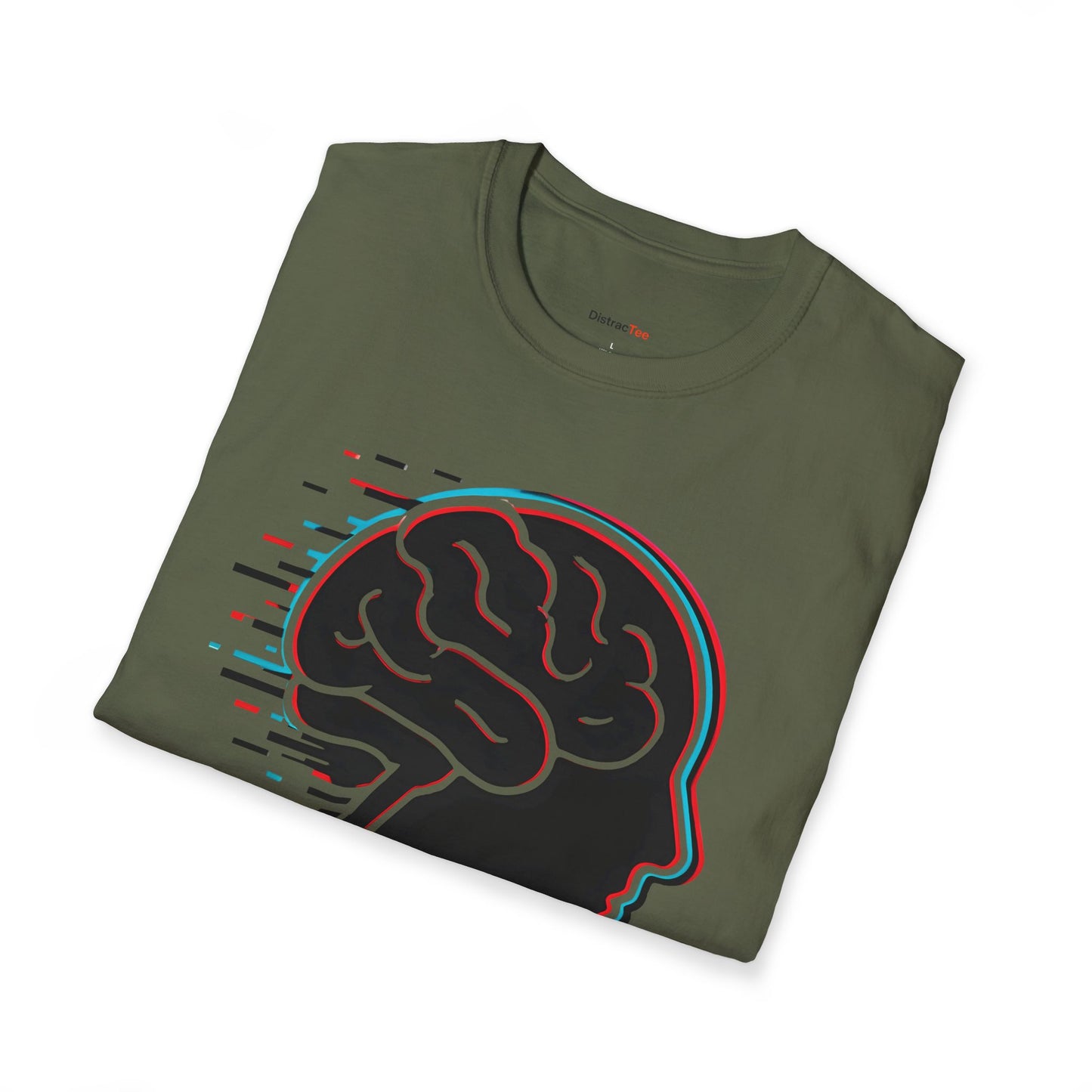 ADHD Glitch brain burst T-shirt