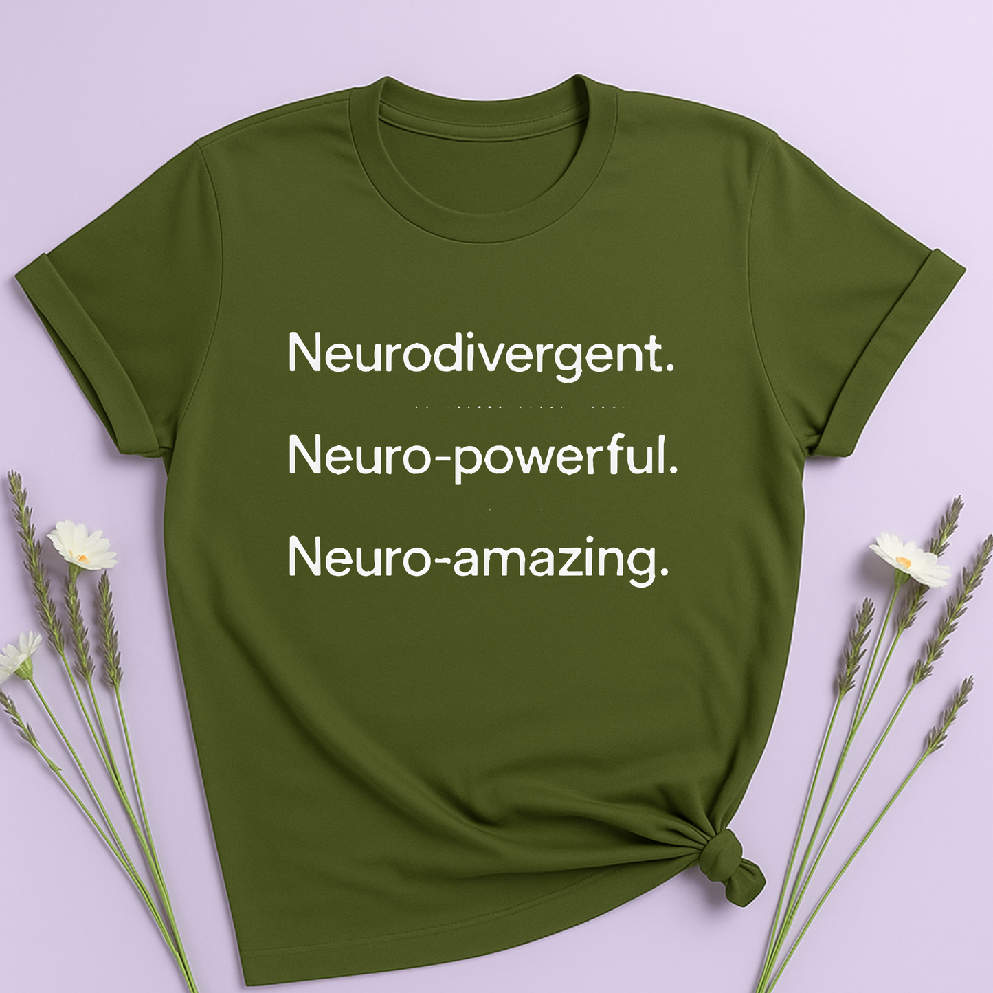 Neurodivergent Neuro-powerful Neuro-amazing T-shirt