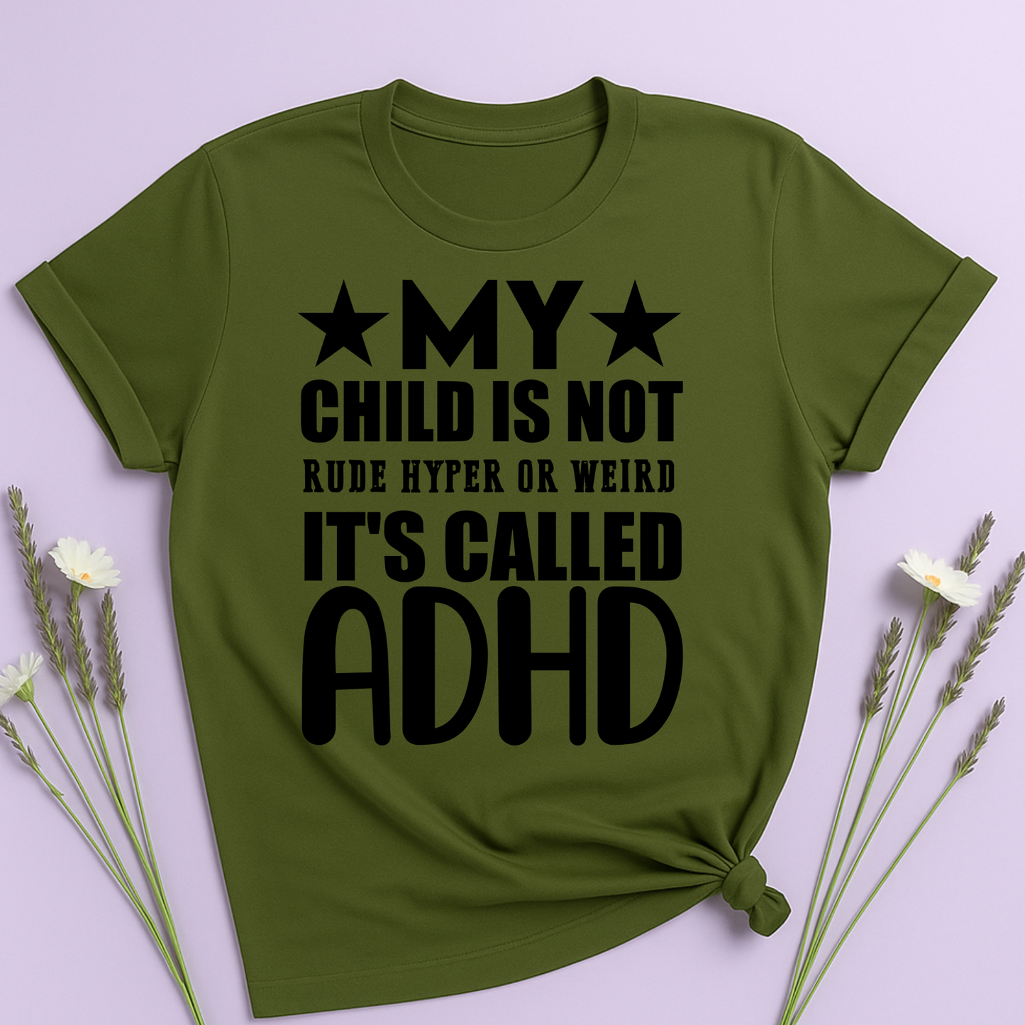 It's called ADHD T-shirt