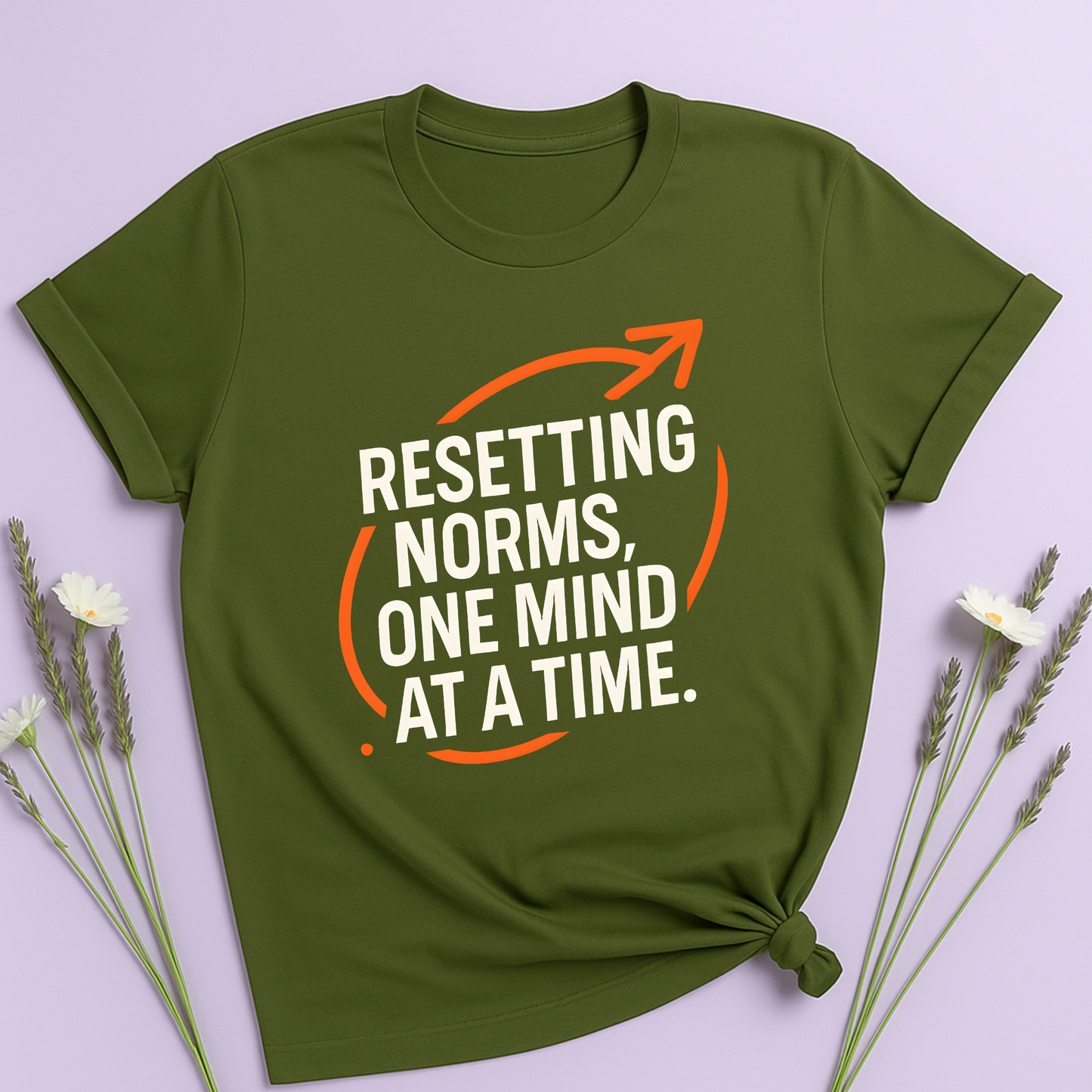 Resetting Norms, one mind at a time T-shirt