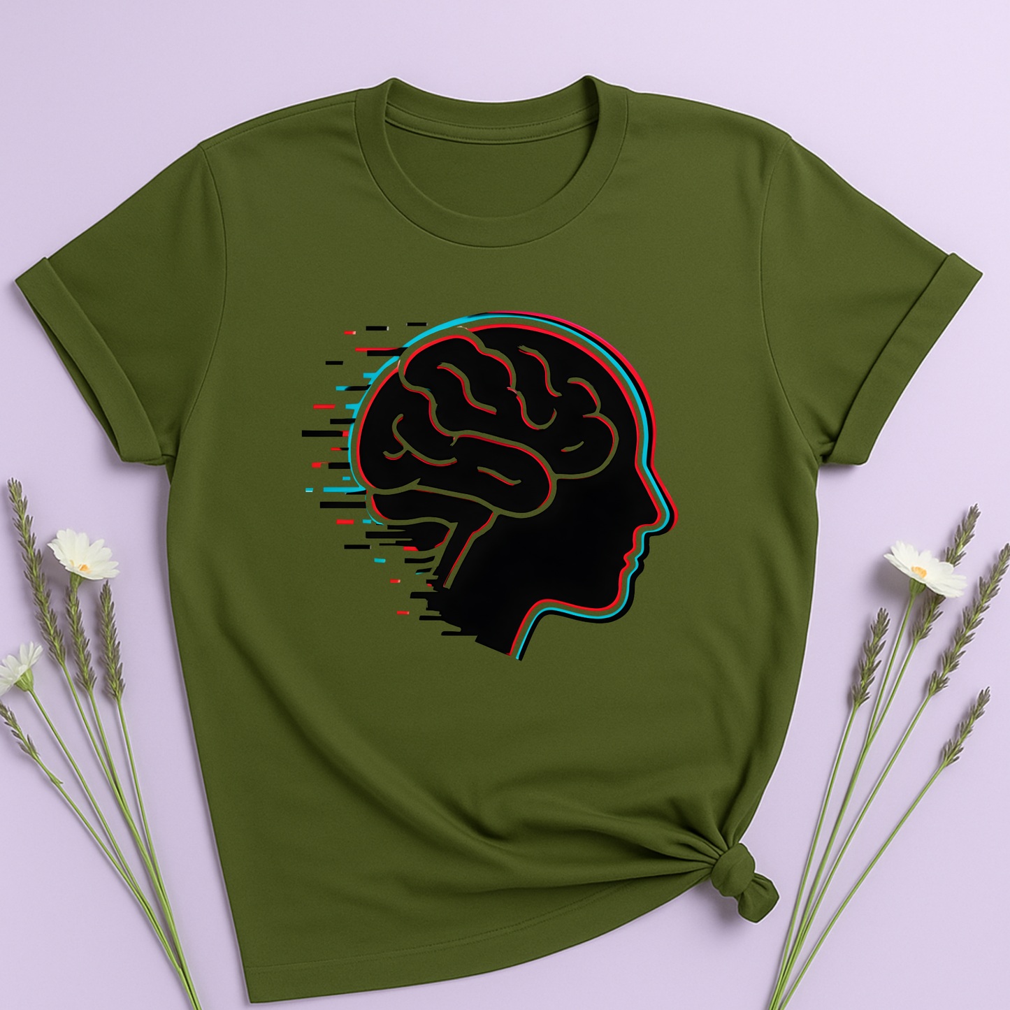 ADHD Glitch brain burst T-shirt