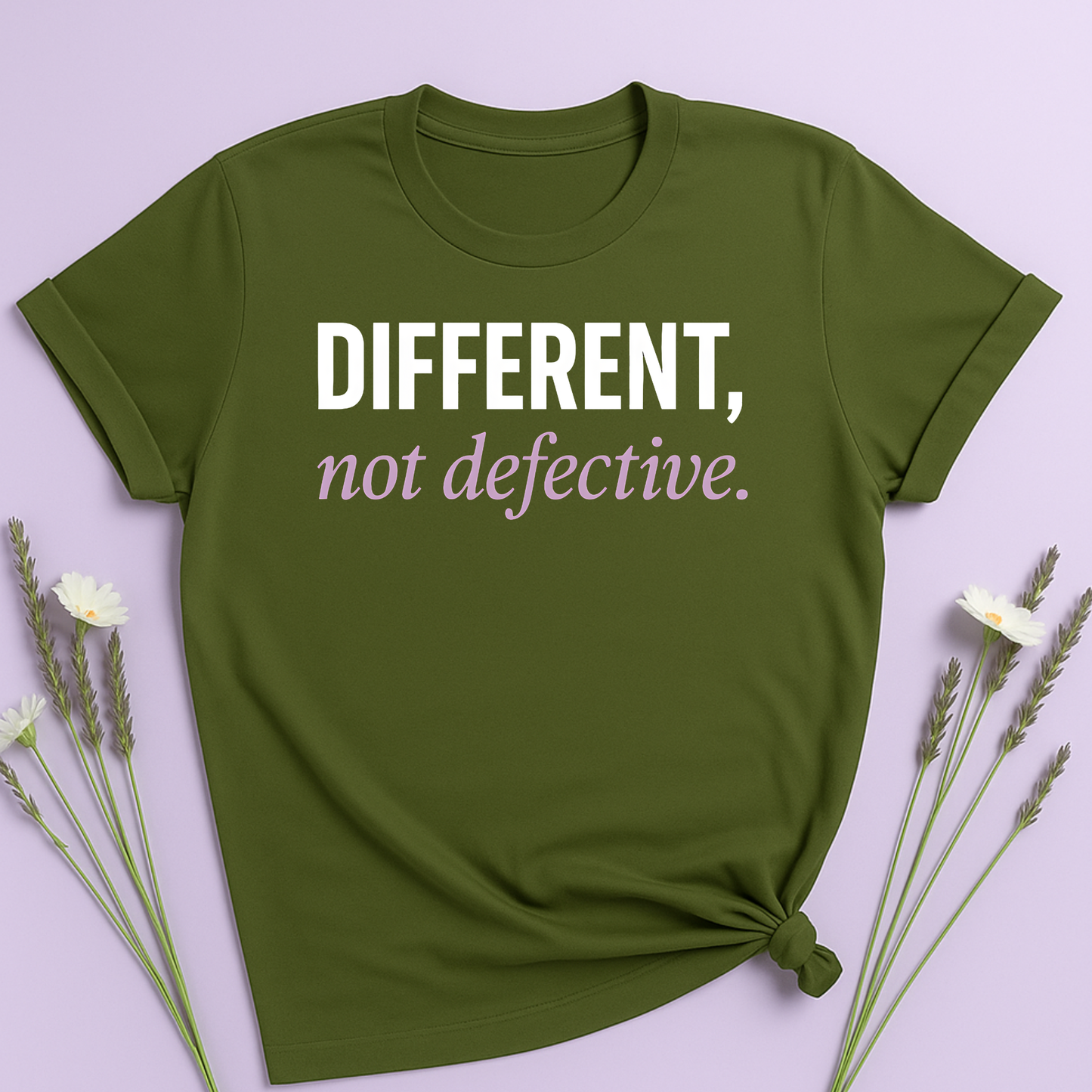 Different, not defective T-shirt