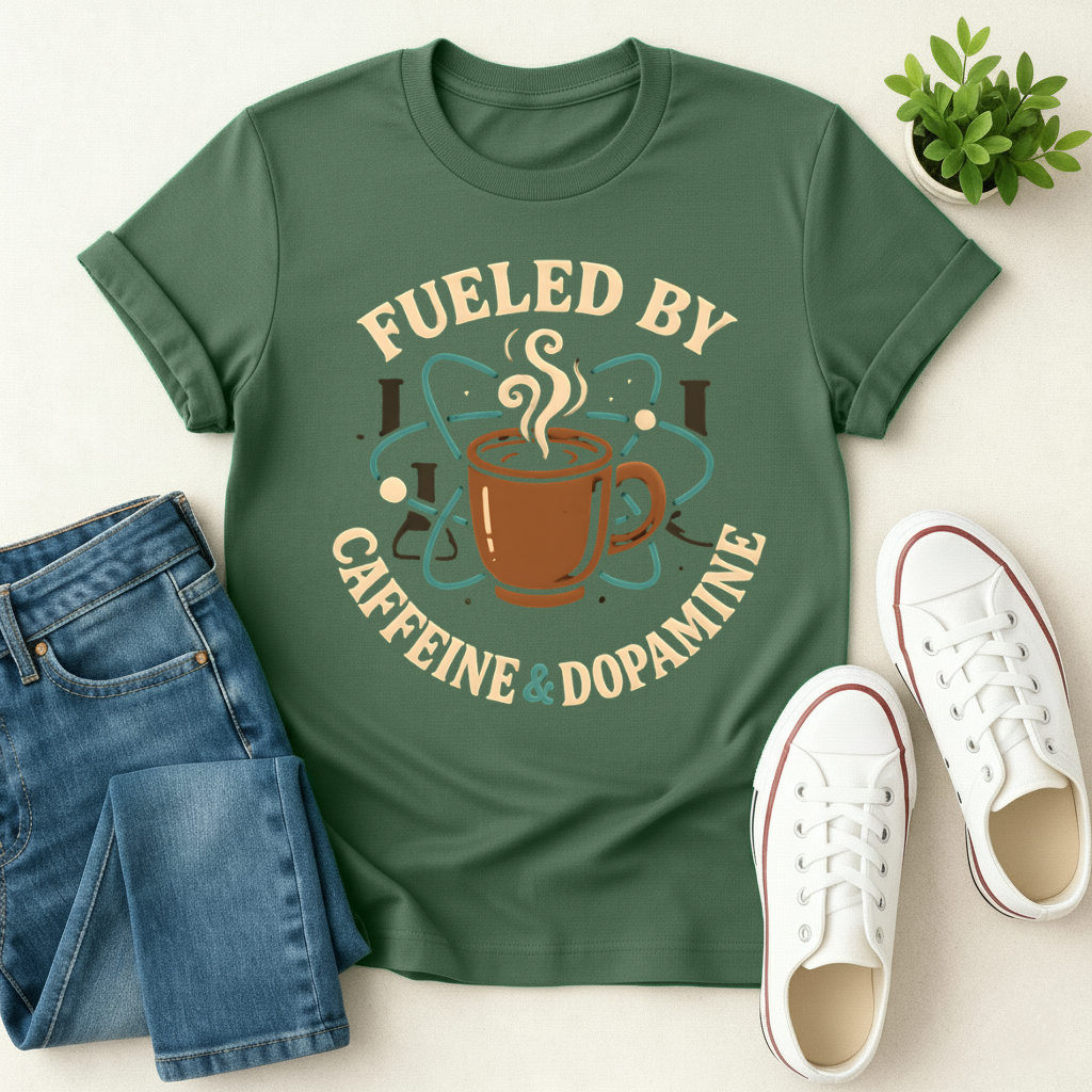 Fueled By Caffeine & Dopamine T-shirt