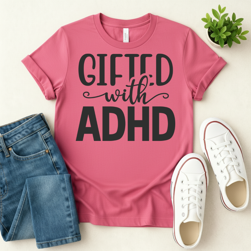 Gifted with ADHD T-shirt
