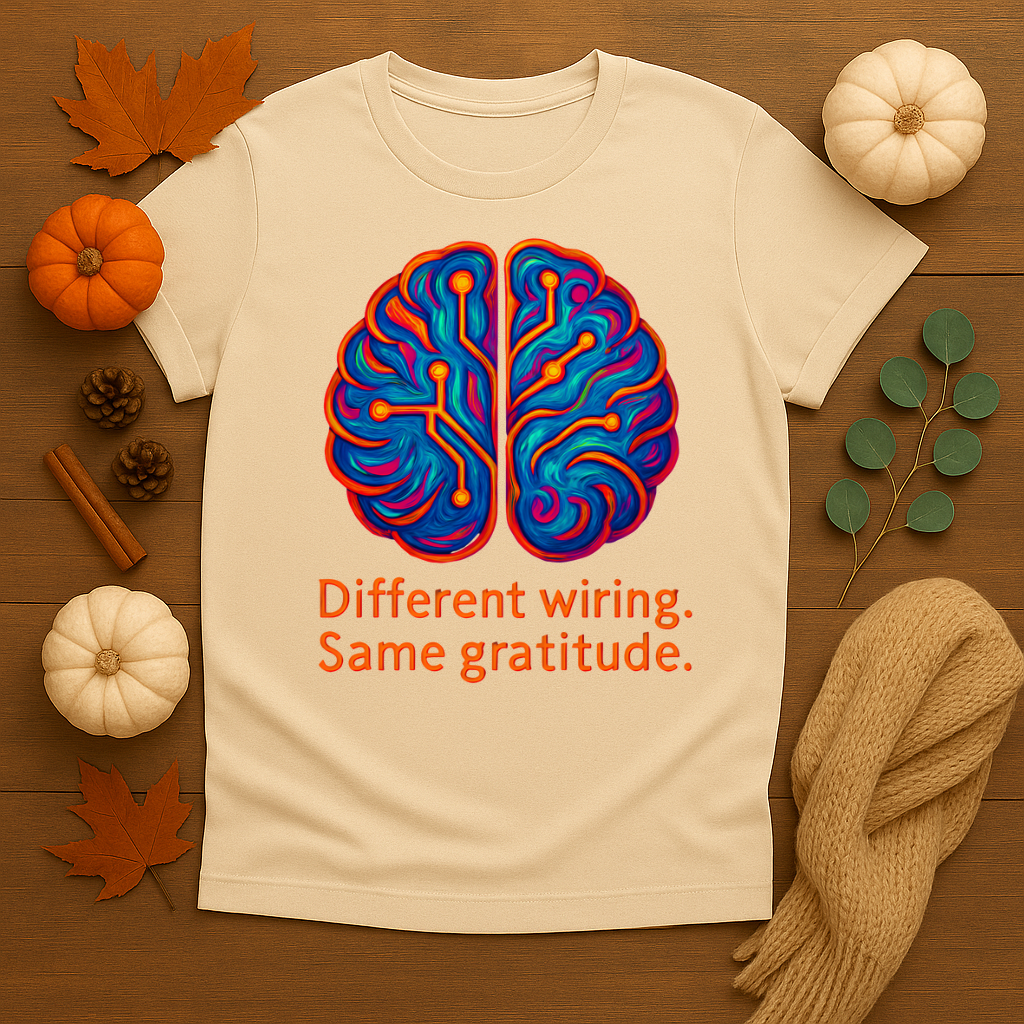 Different Wiring Same Gratitude T-shirt