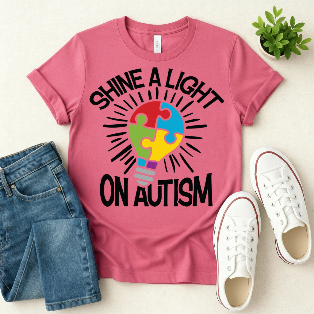 Shine A Light On Autism T-shirt