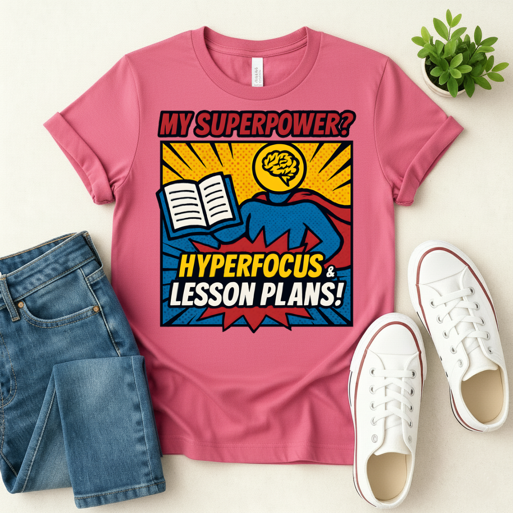 My Superpower? Hyperfocus & Lesson Plans T-shirt