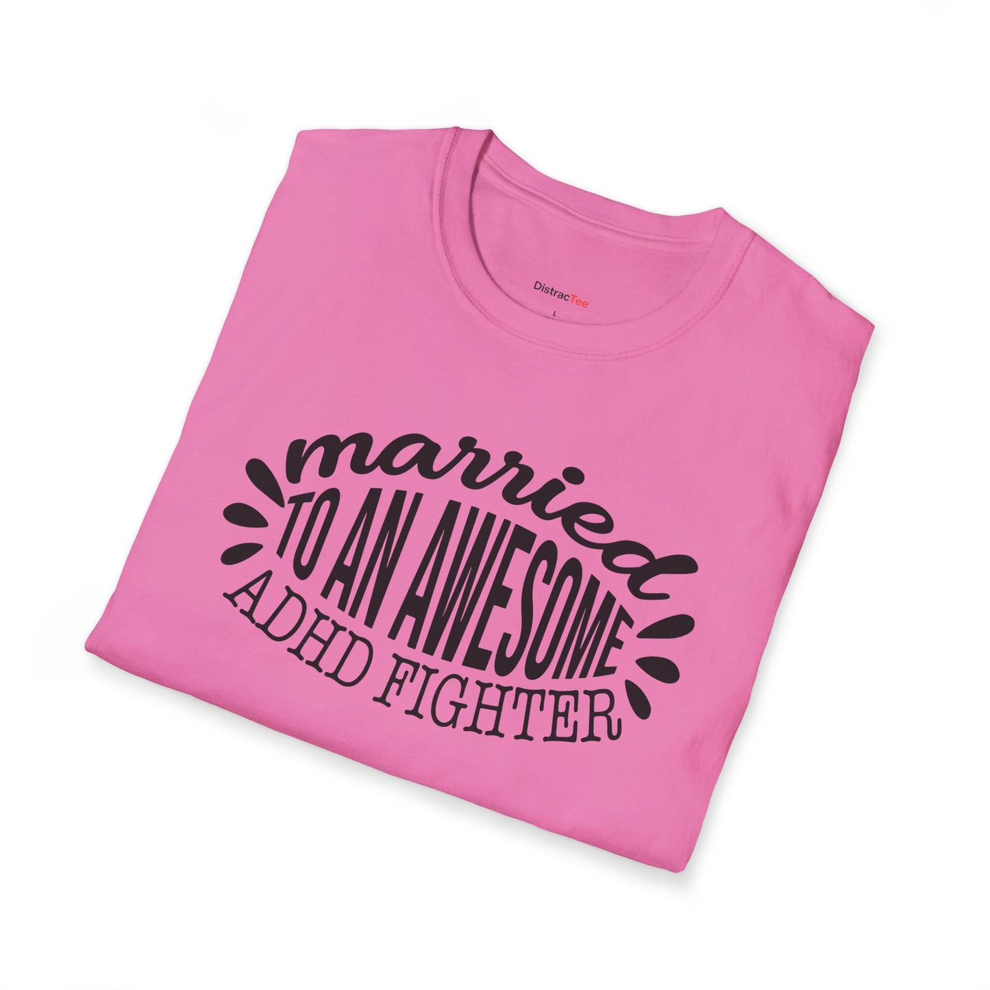 Married to an awesome ADHD Fighter T-shirt