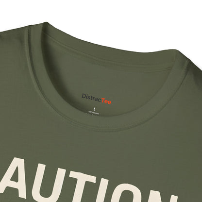 CAUTION Creative mind at work T-shirt