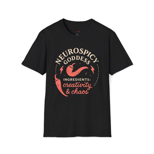 Neurospicy Goddess T-shirt