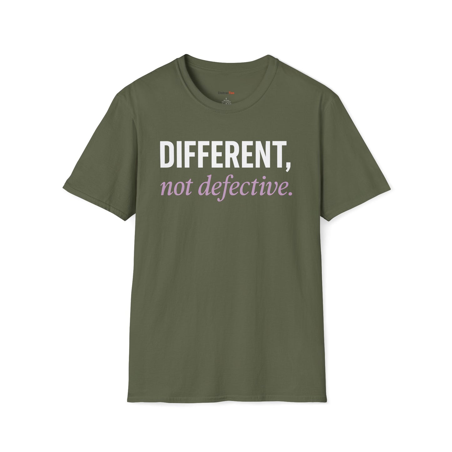 Different, not defective T-shirt