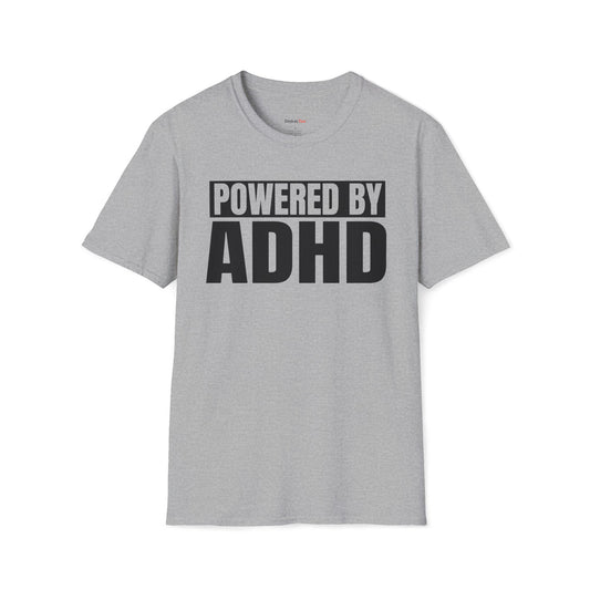 Powered by ADHD T-shirt