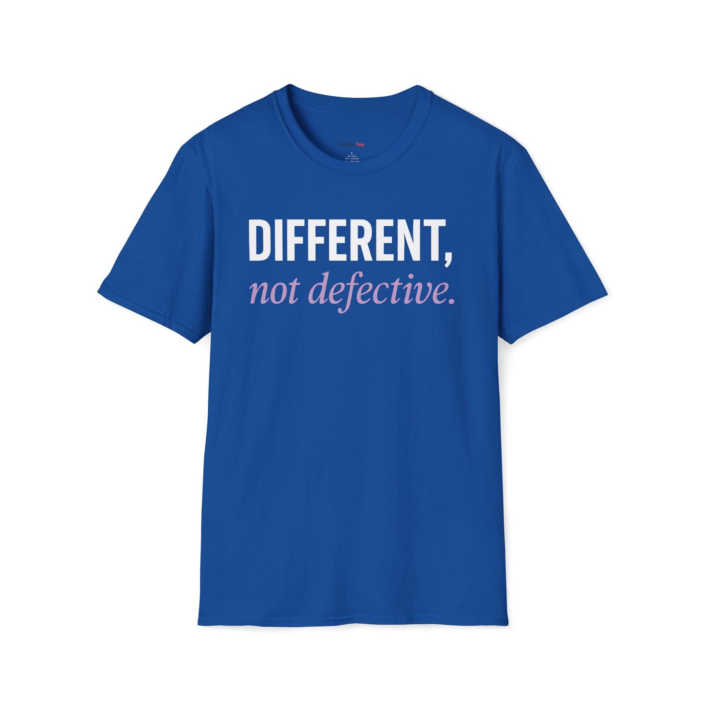 Different, not defective T-shirt