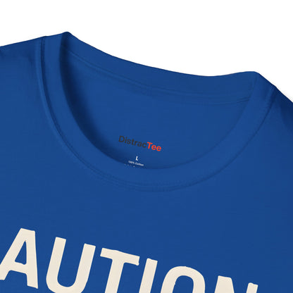 CAUTION Creative mind at work T-shirt