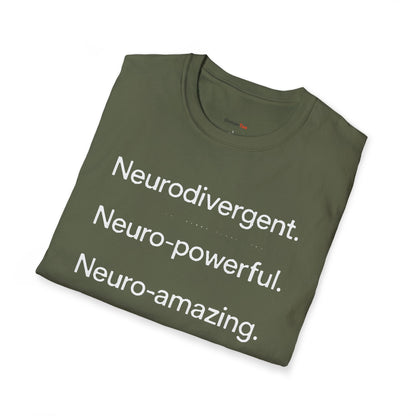 Neurodivergent Neuro-powerful Neuro-amazing T-shirt