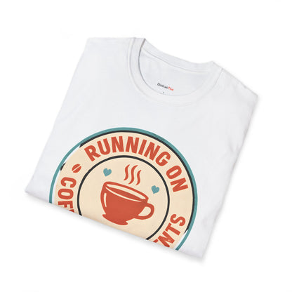 Running on Coffee and Compliments T-shirt