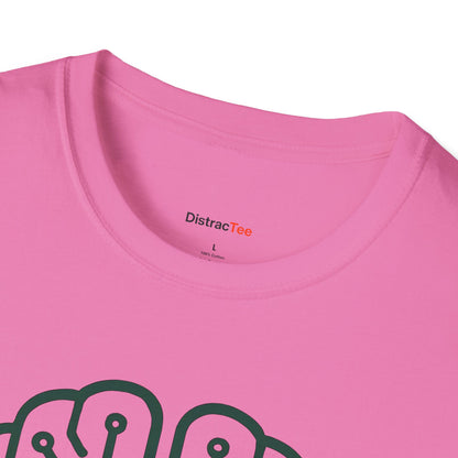 Emerald circuit brain T-shirt