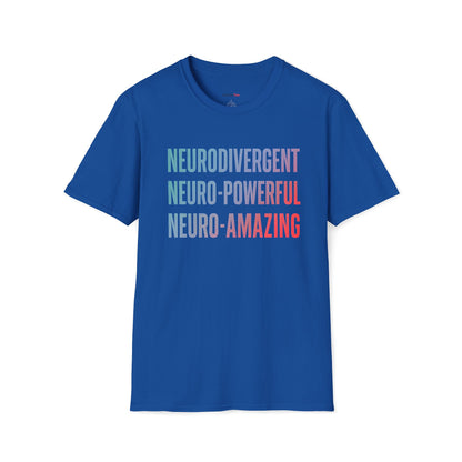 Neurodivergent Neuro-powerful Neuro-amazing T-shirt