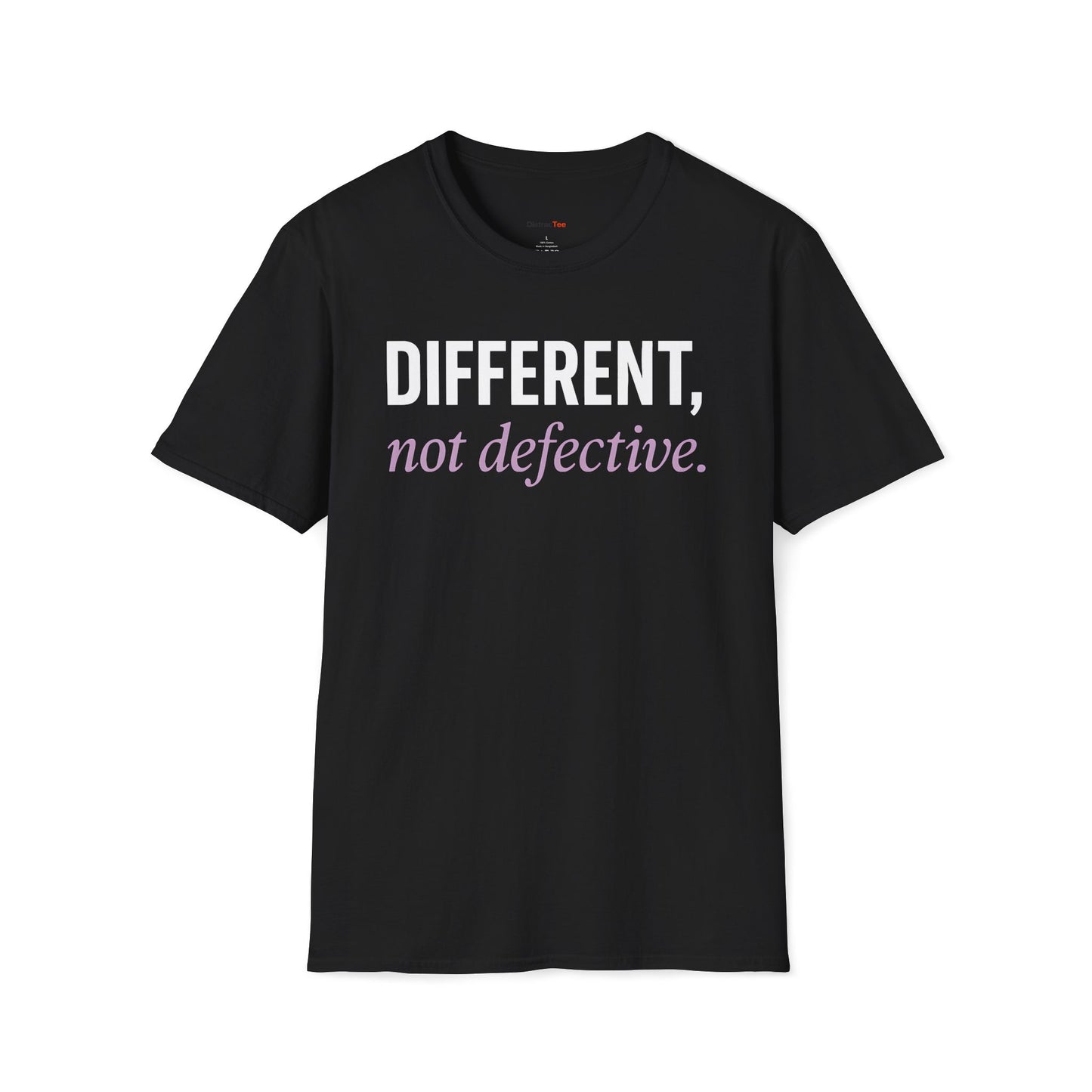 Different, not defective T-shirt