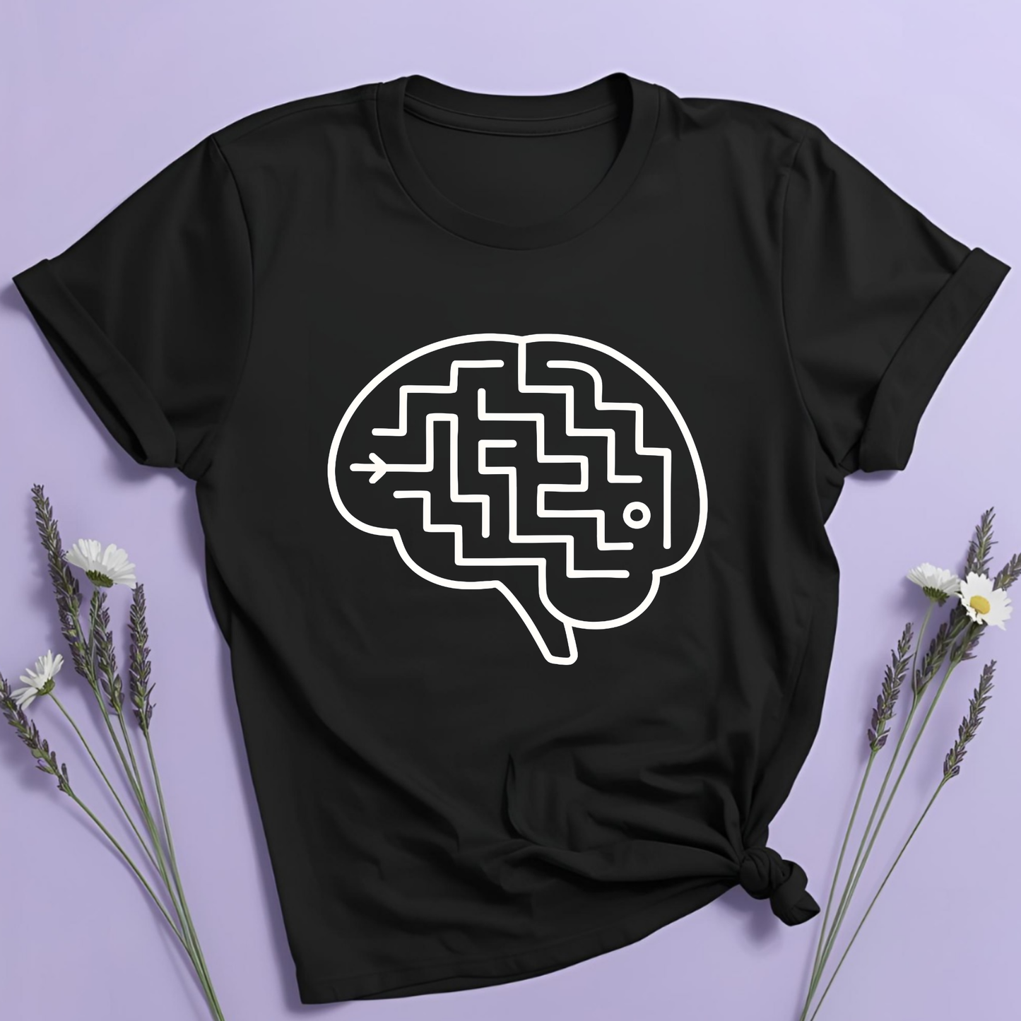 ADHD Brain maze T-shirt
