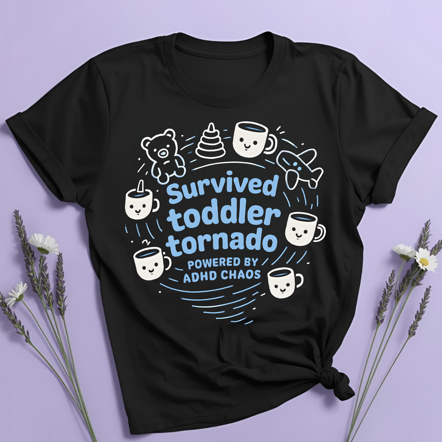 Survived toddler tornado T-shirt