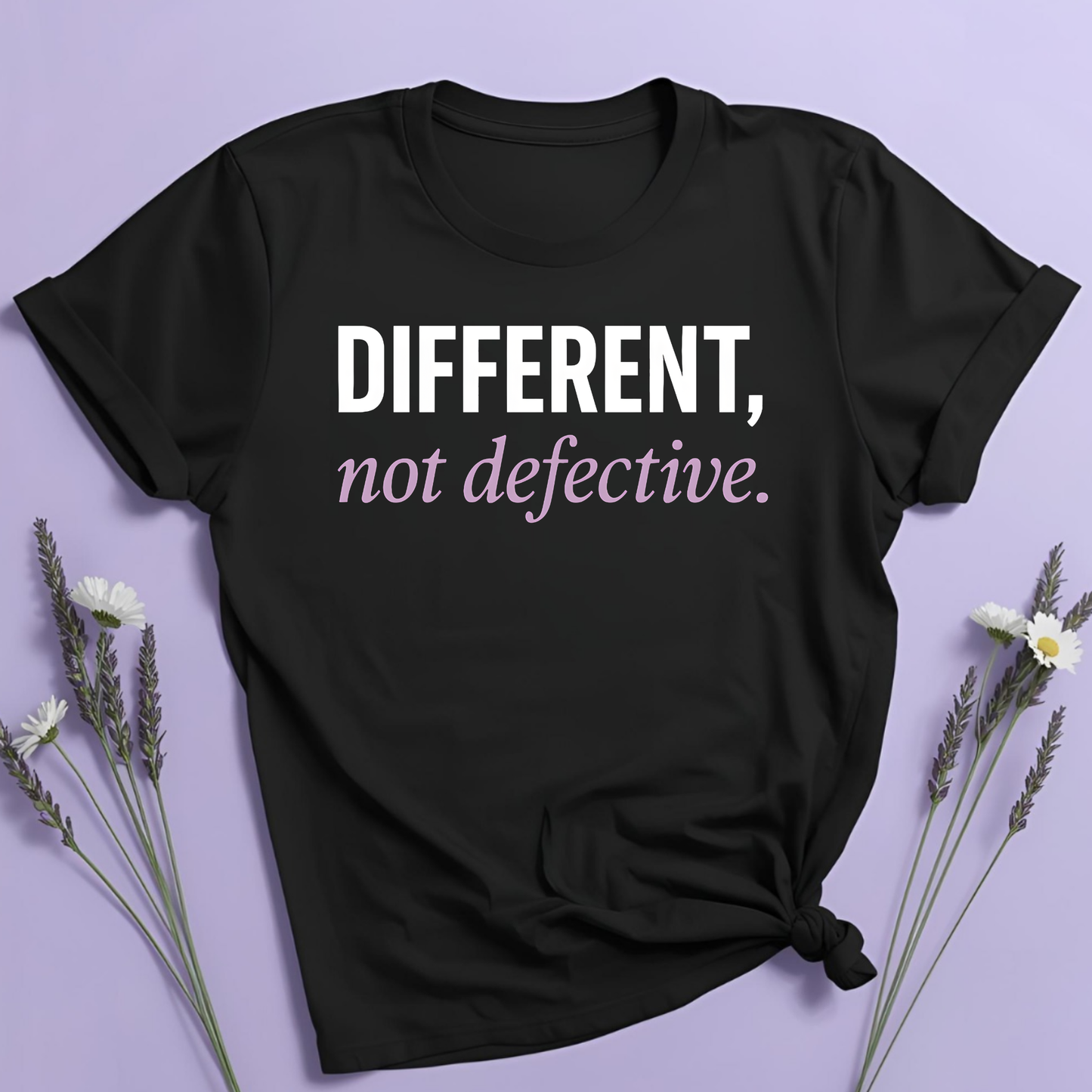 Different, not defective T-shirt