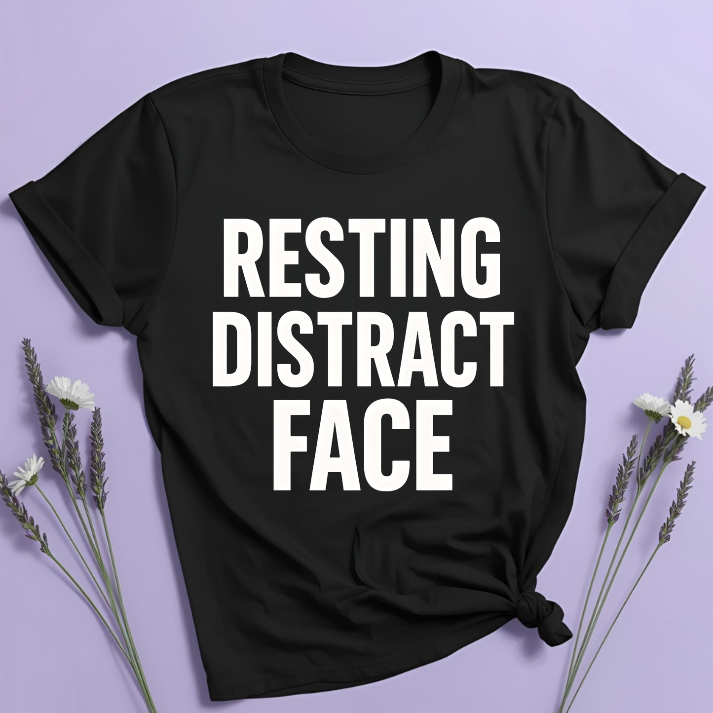Resting Distract Face T-shirt