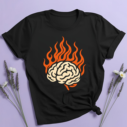 Fiery Brainburst T-shirt