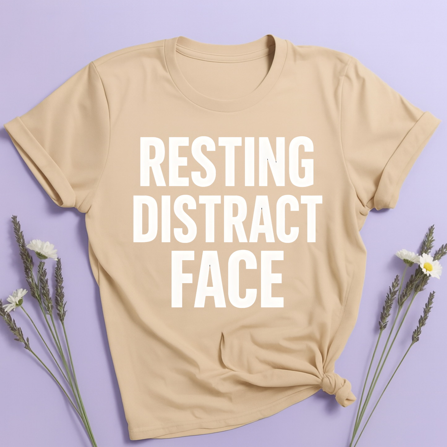 Resting Distract Face T-shirt