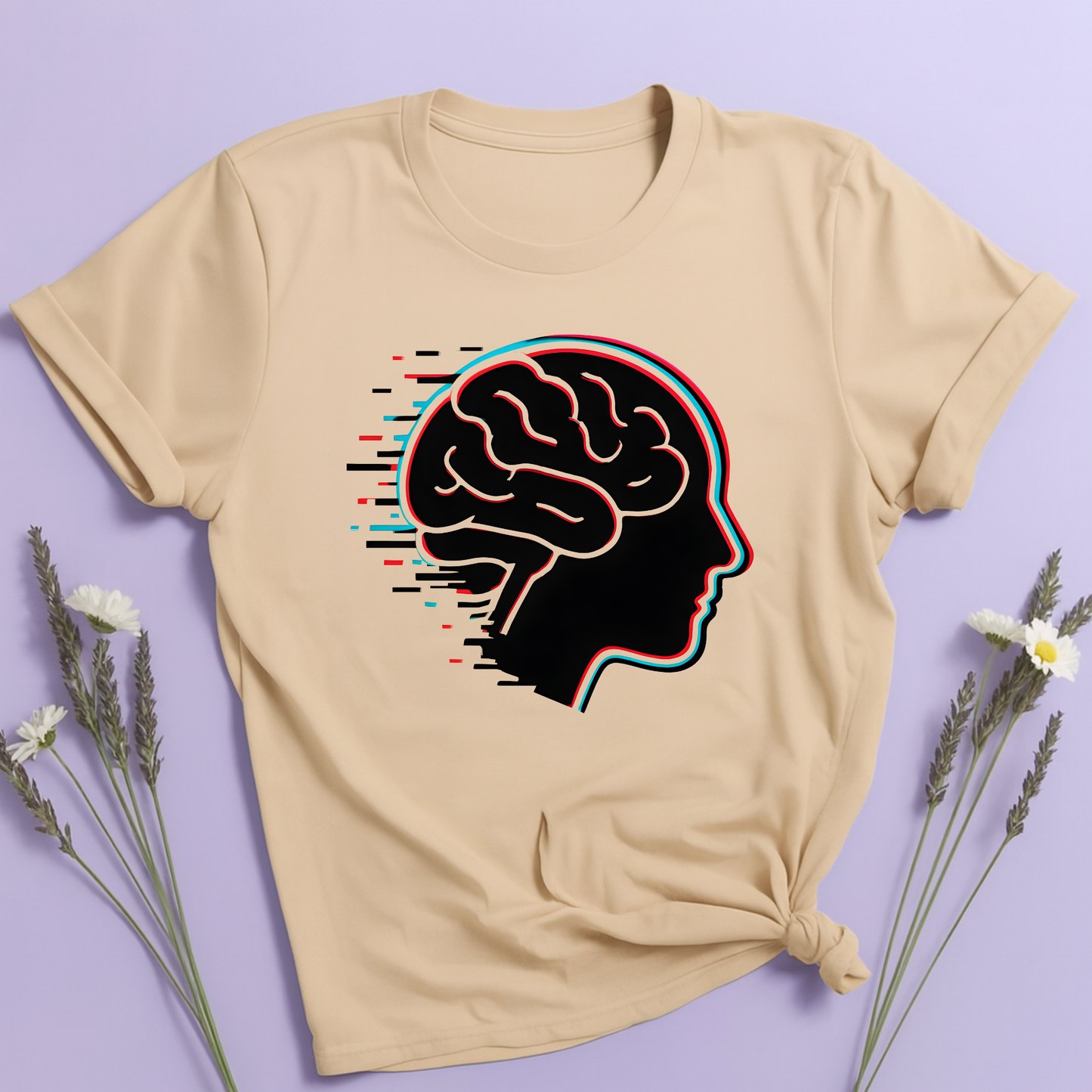 ADHD Glitch brain burst T-shirt