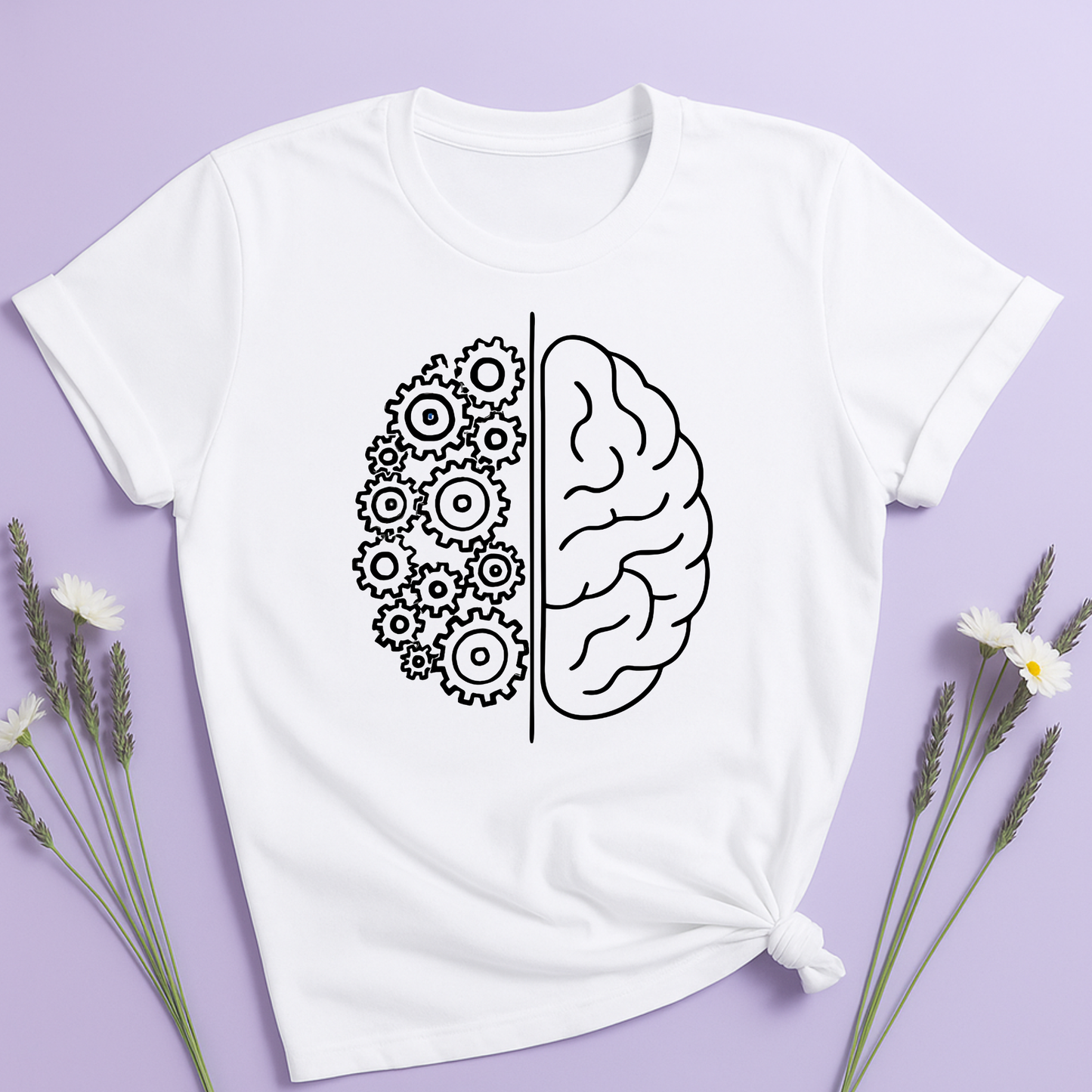 ADHD Brain Cogwheel T-shirt