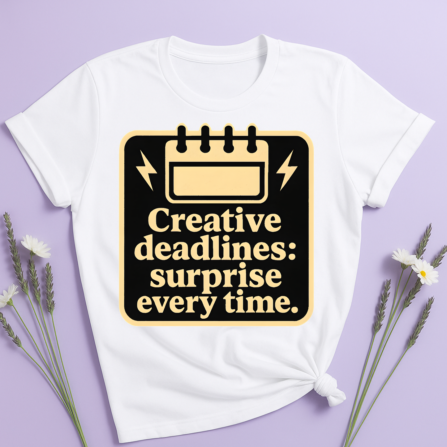 Creative deadlines: surprise every time T-shirt