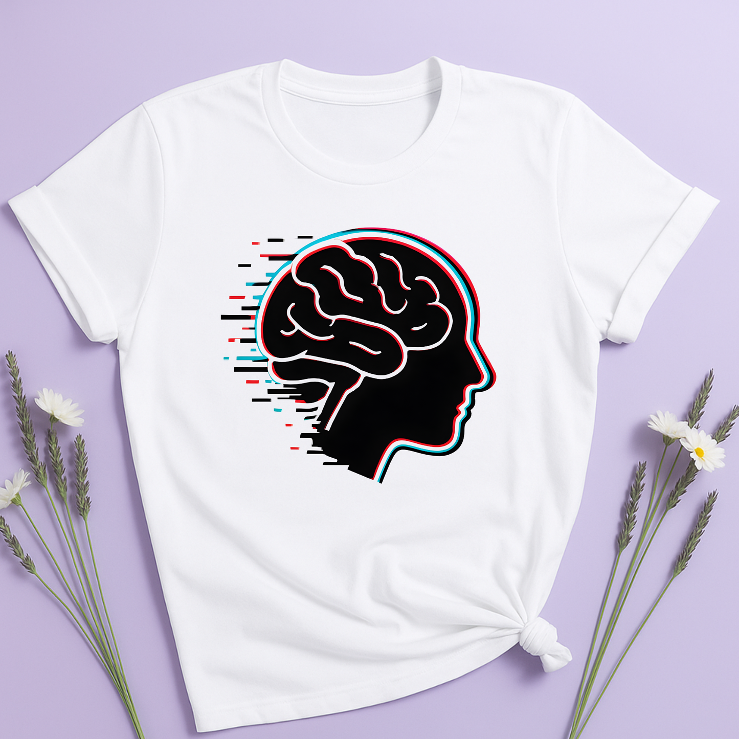 ADHD Glitch brain burst T-shirt