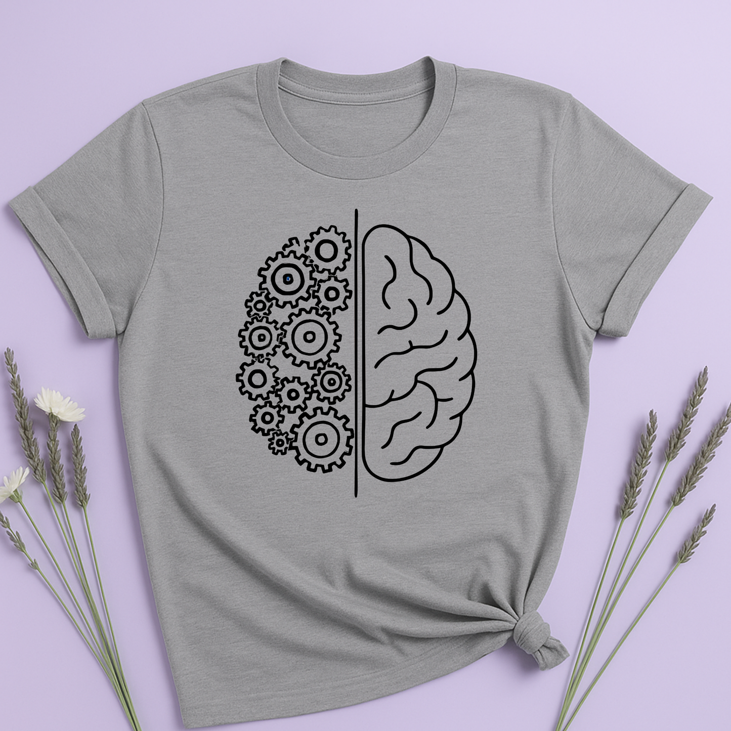 ADHD Brain Cogwheel T-shirt
