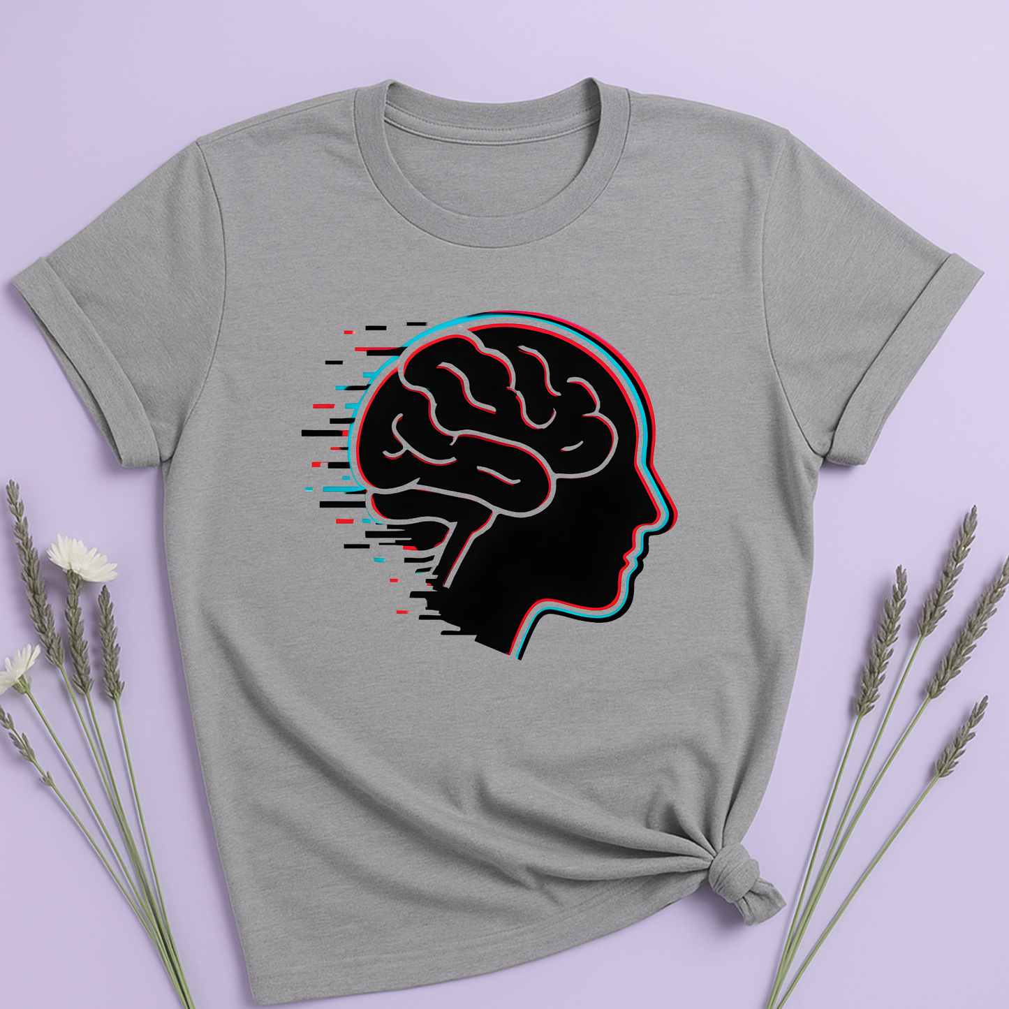 ADHD Glitch brain burst T-shirt