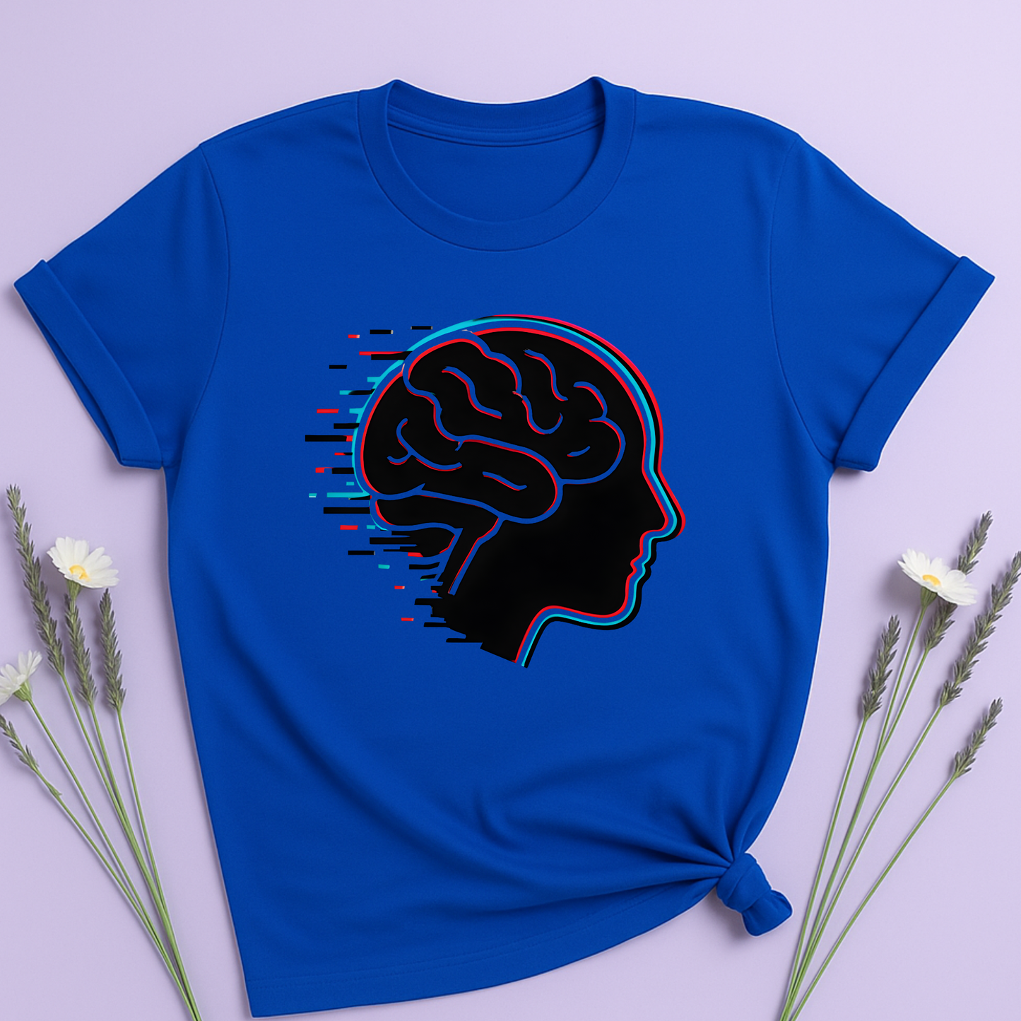 ADHD Glitch brain burst T-shirt