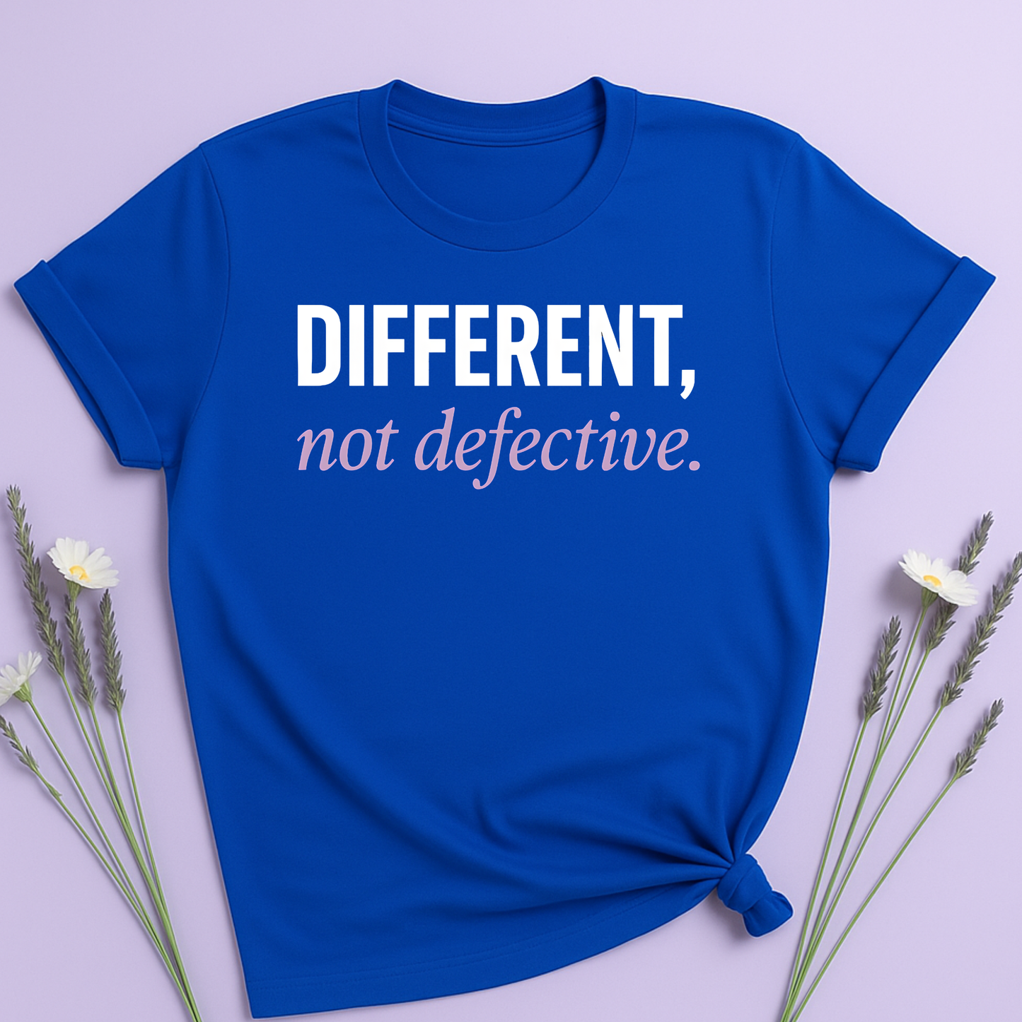 Different, not defective T-shirt