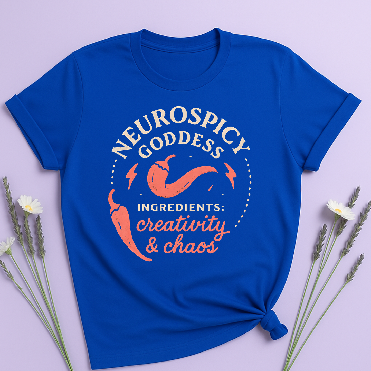 Neurospicy Goddess T-shirt