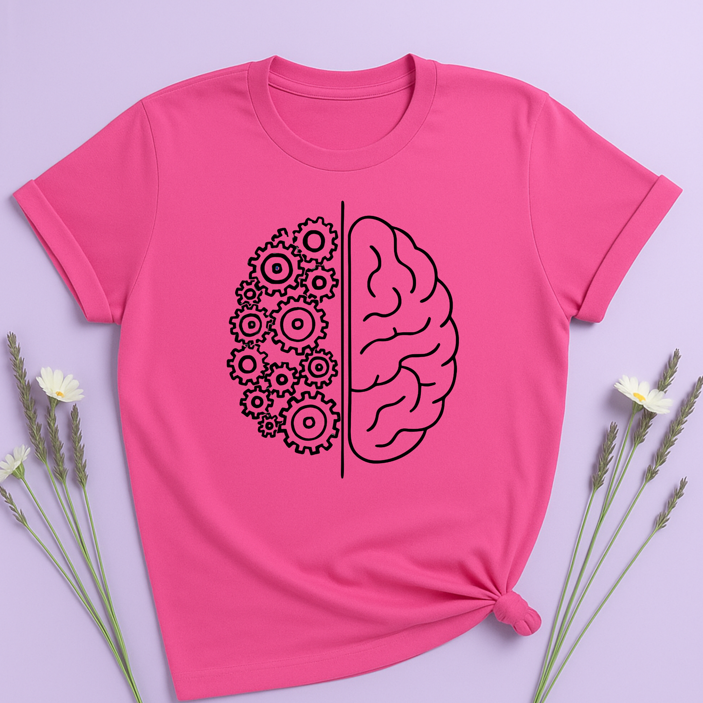 ADHD Brain Cogwheel T-shirt
