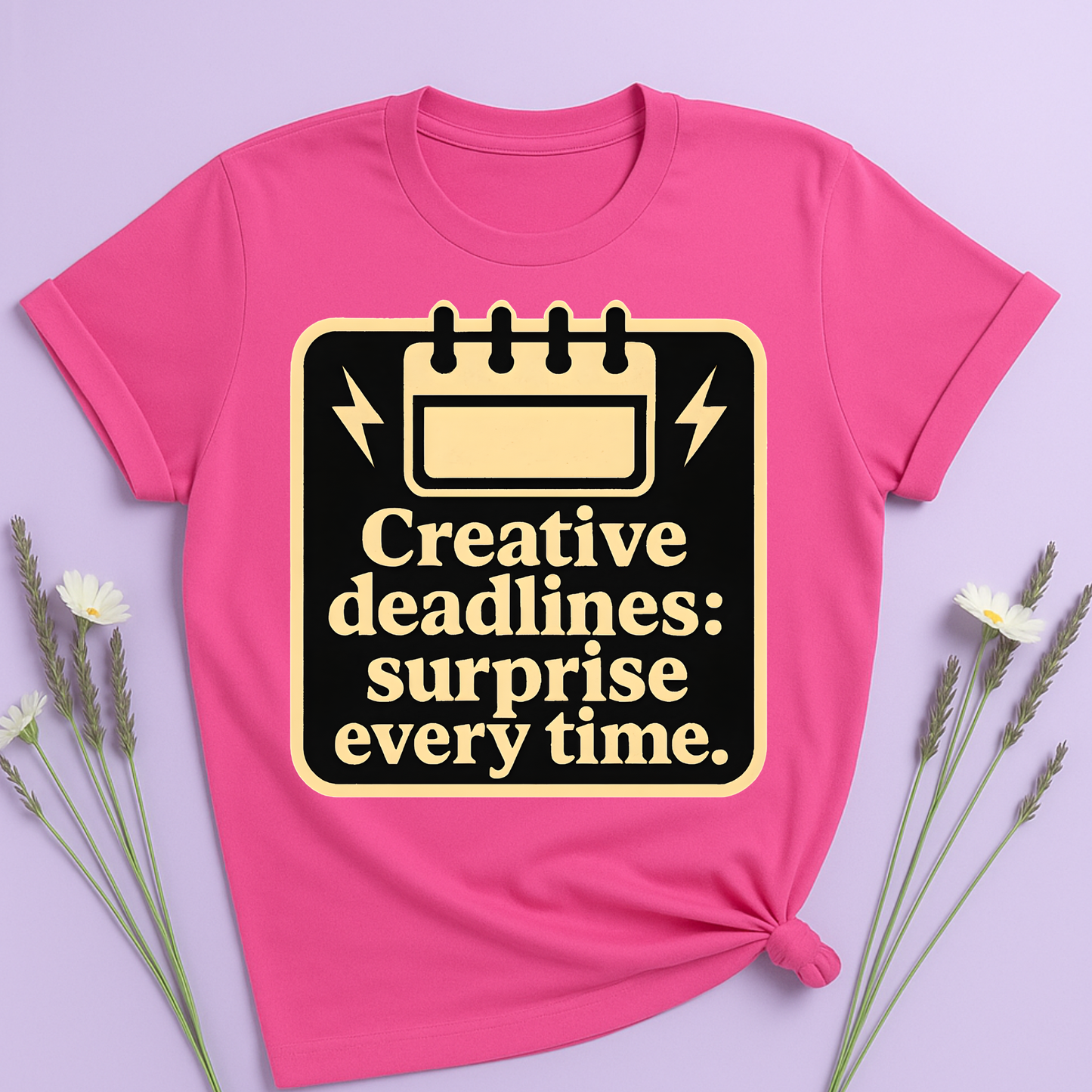 Creative deadlines: surprise every time T-shirt